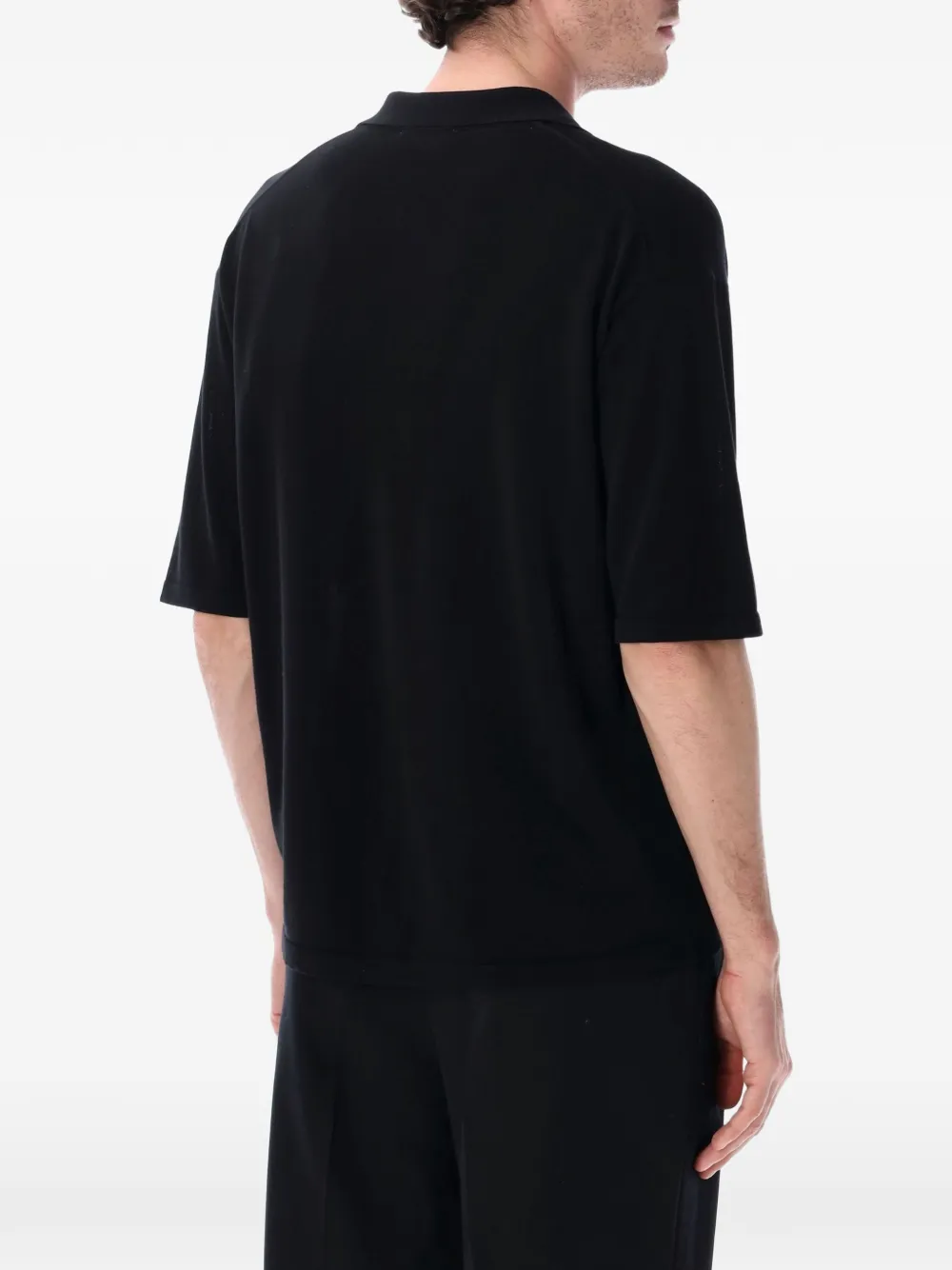 Roberto Collina Poloshirt Zwart
