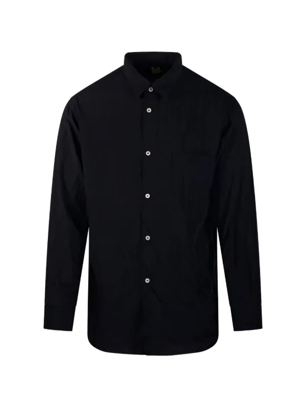 ~00s COMMEdesGARÇONS HOMME シャツ ブラック Comme Des Garcons Homme (1990-2003) - Keiichi Tanaka – 108WAREHOUSE トップス