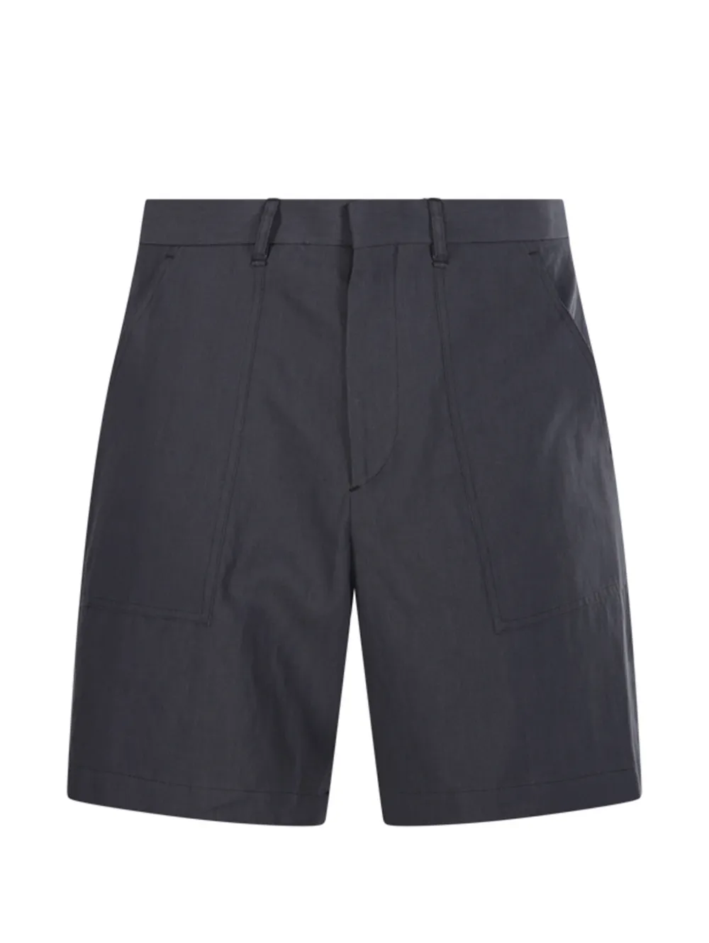 Lardini flap-pocket shorts - Grigio