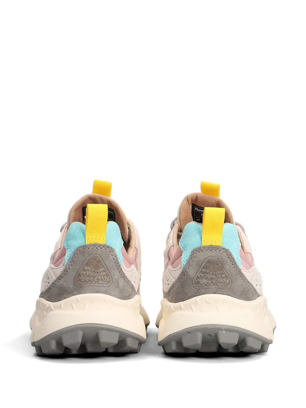 FLOWER MOUNTAIN Yamano 3 panelled sneakers Beige