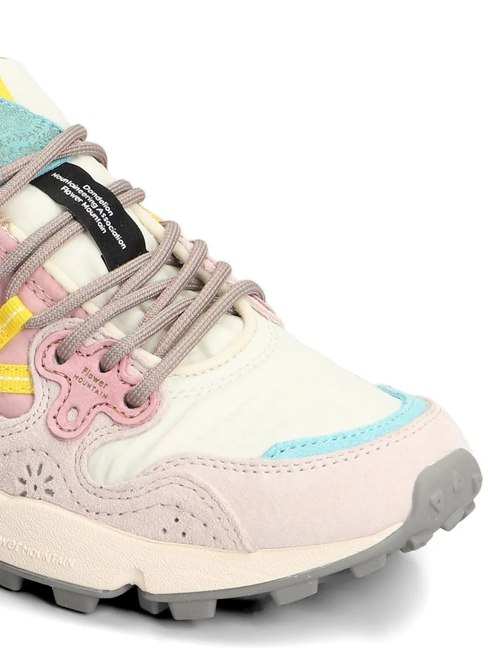 FLOWER MOUNTAIN Yamano 3 panelled sneakers Beige