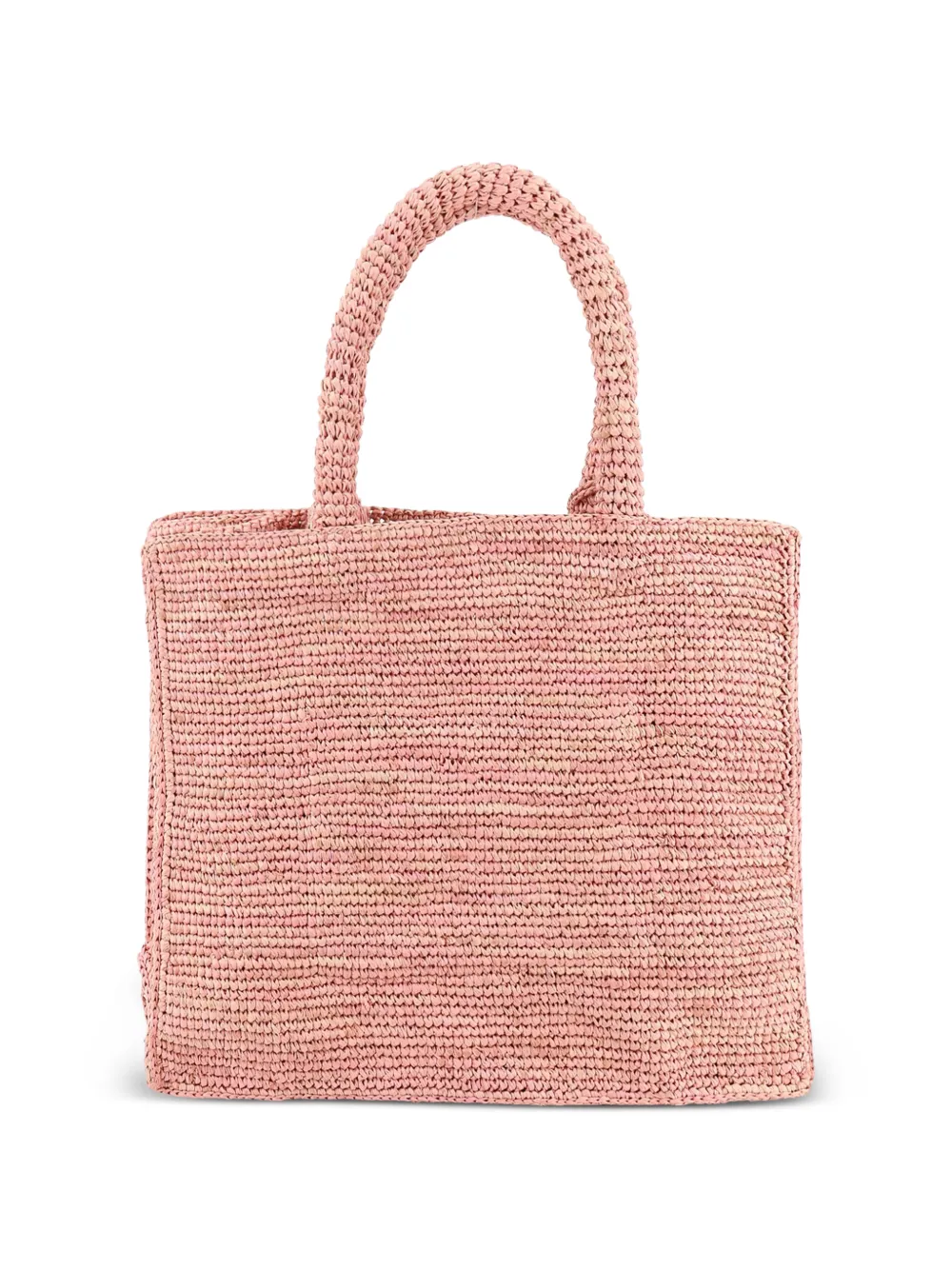 MC2 Saint Barth Colette raffia shopper met kwastje Roze