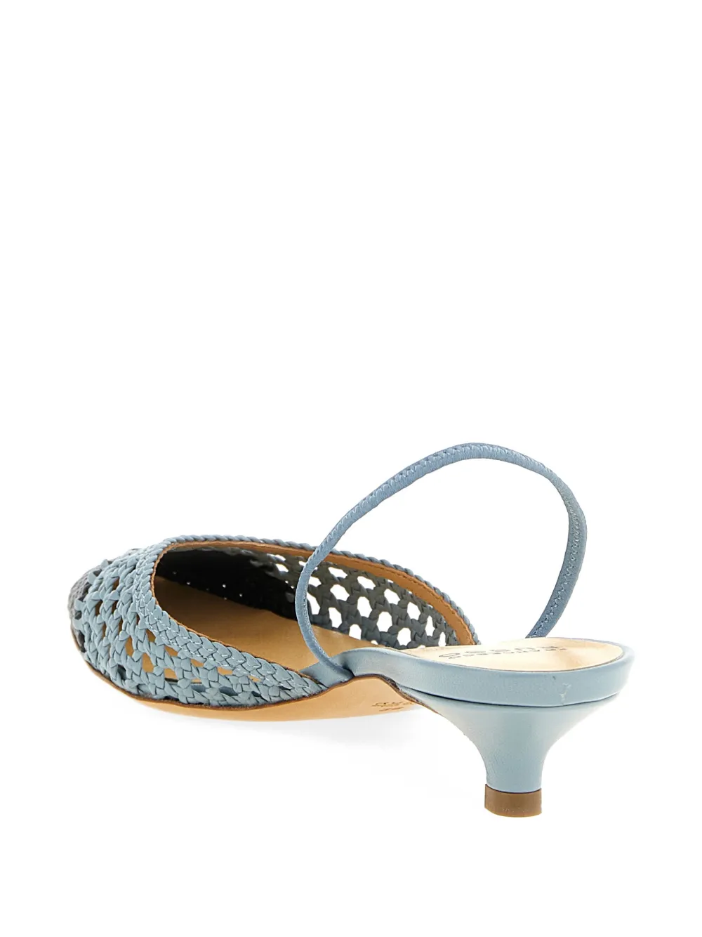 Francesco Russo Slingback pumps met hak Blauw
