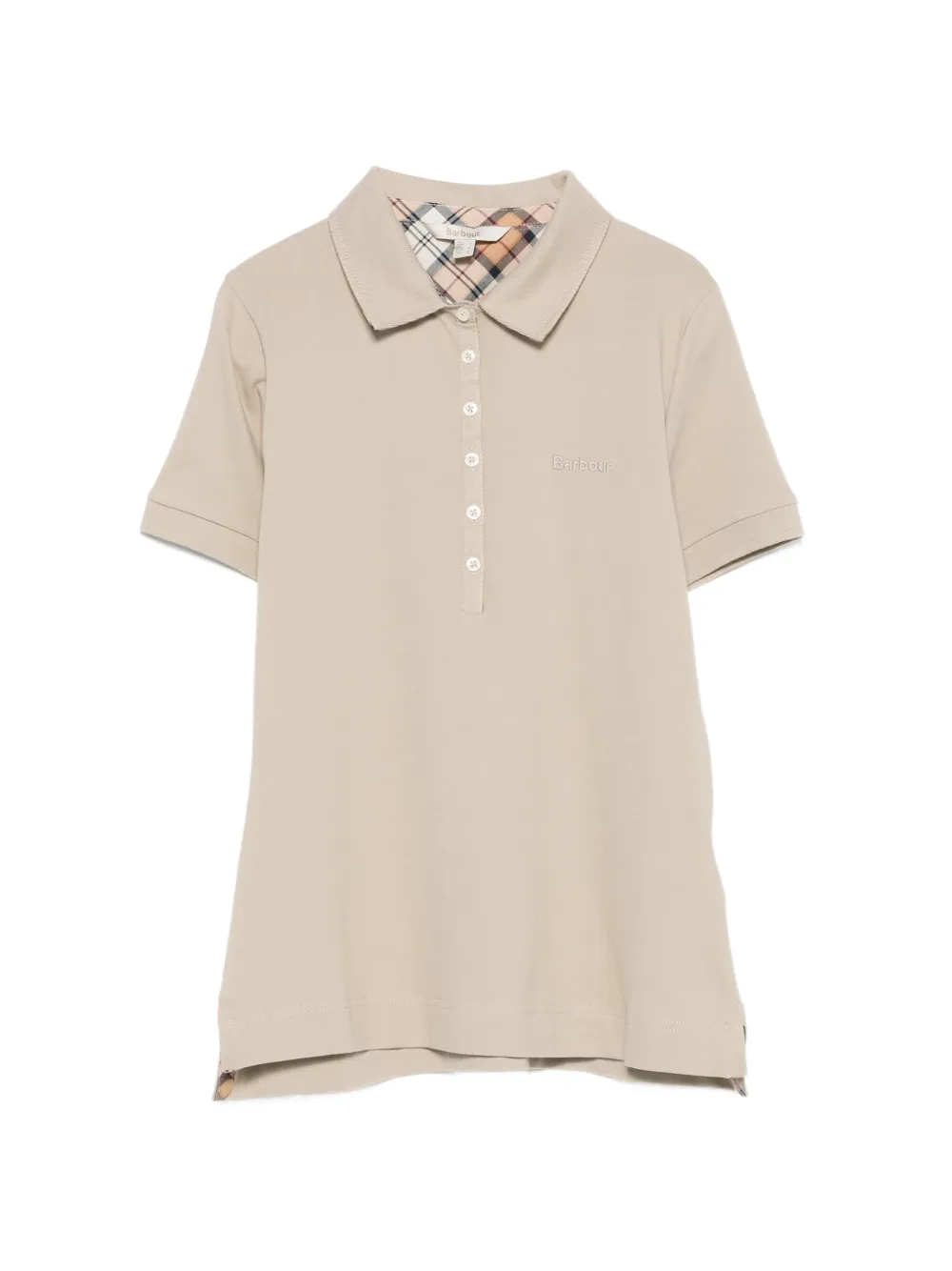 Barbour buttoned polo shirt - Toni neutri