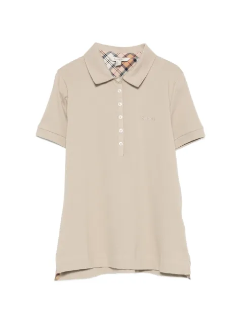 Barbour buttoned polo shirt