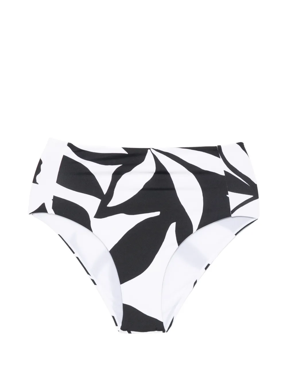 Max Mara Stilla floral high-waisted bikini bottoms - Bianco