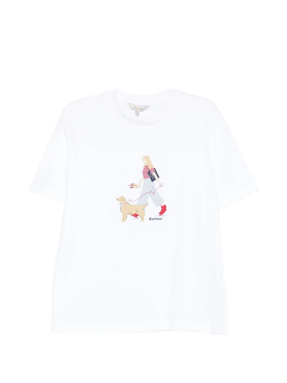 Barbour graphic T-shirt - Bianco