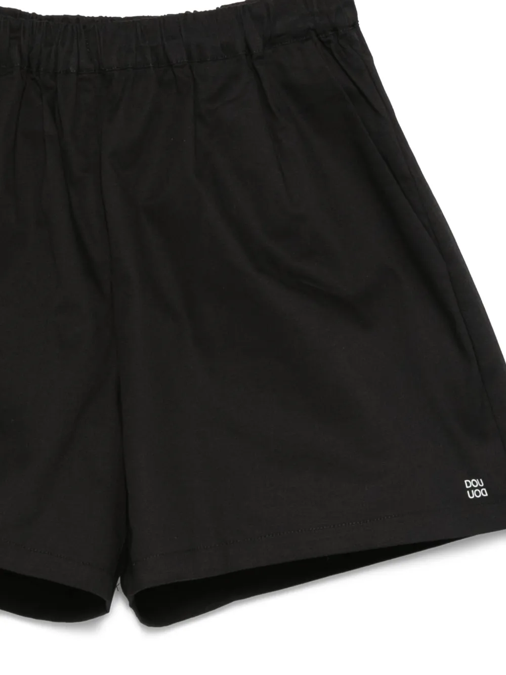 Douuod Elastische shorts Zwart
