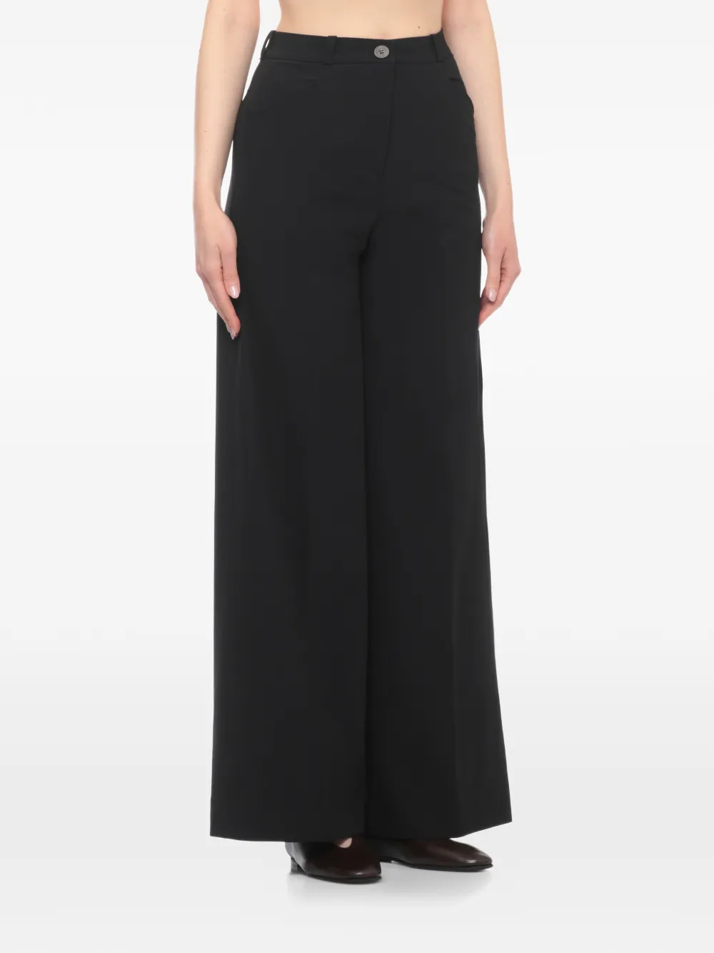  Rrd Pantalones Con Trabillas - Negro 