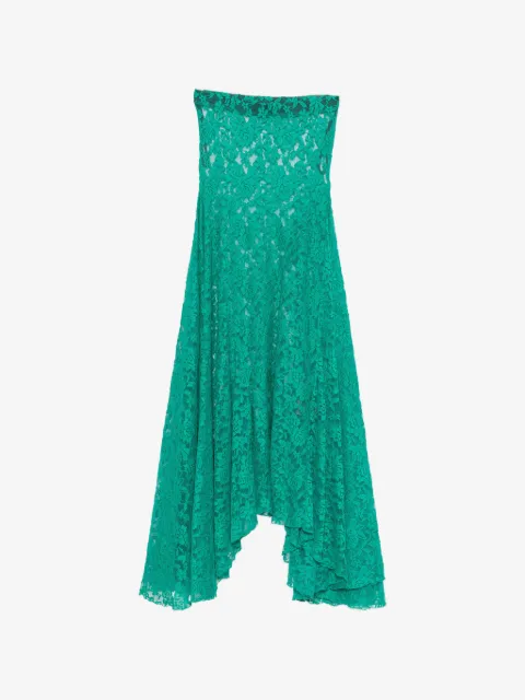 Barbara Bologna floral-lace asymmetric skirt