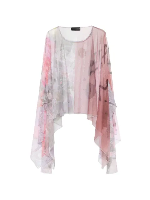 Barbara Bologna abstract-print asymmetric top