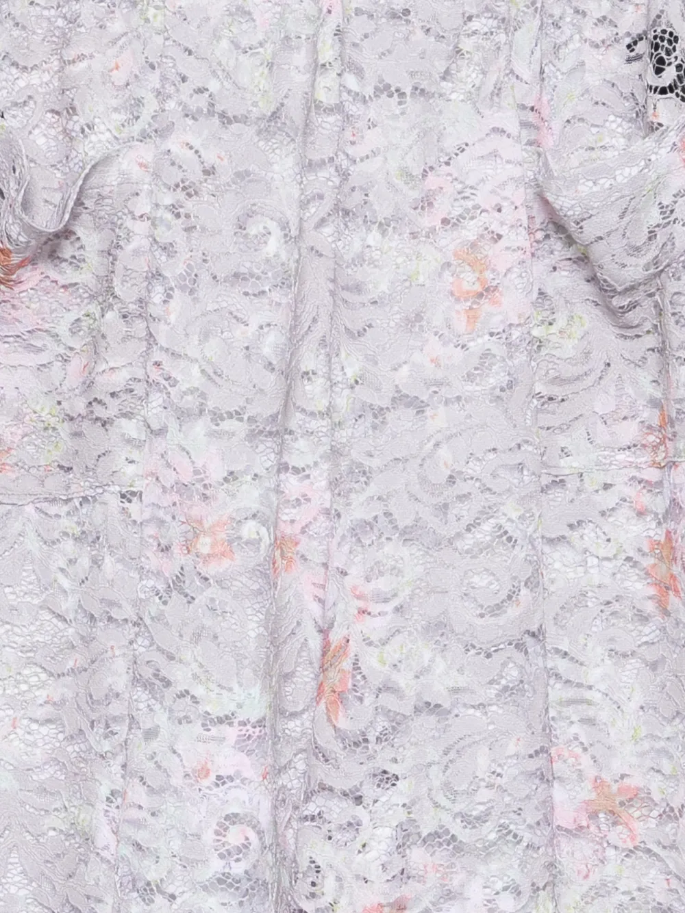 Barbara Bologna Broek met bloemenkant Grijs