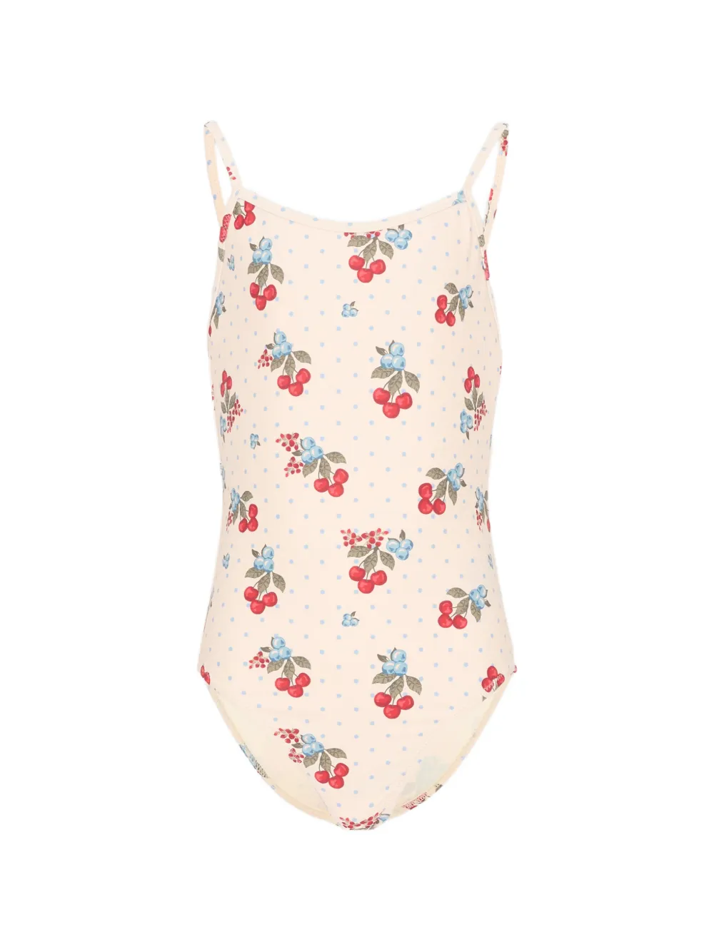 Konges Sløjd Frago polka-dot swimsuit - Toni neutri