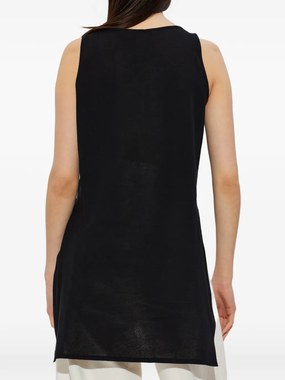 DARKPARK Tanktop met zijsplit Zwart