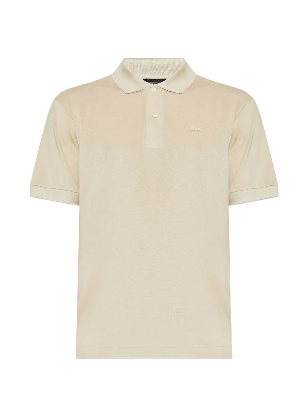Lacoste logo-motif polo shirt - Toni neutri