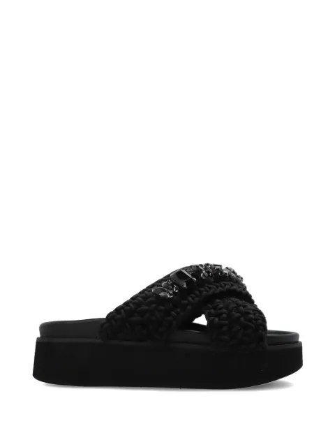 Inuikii sandalias con tiras cruzadas y detalles