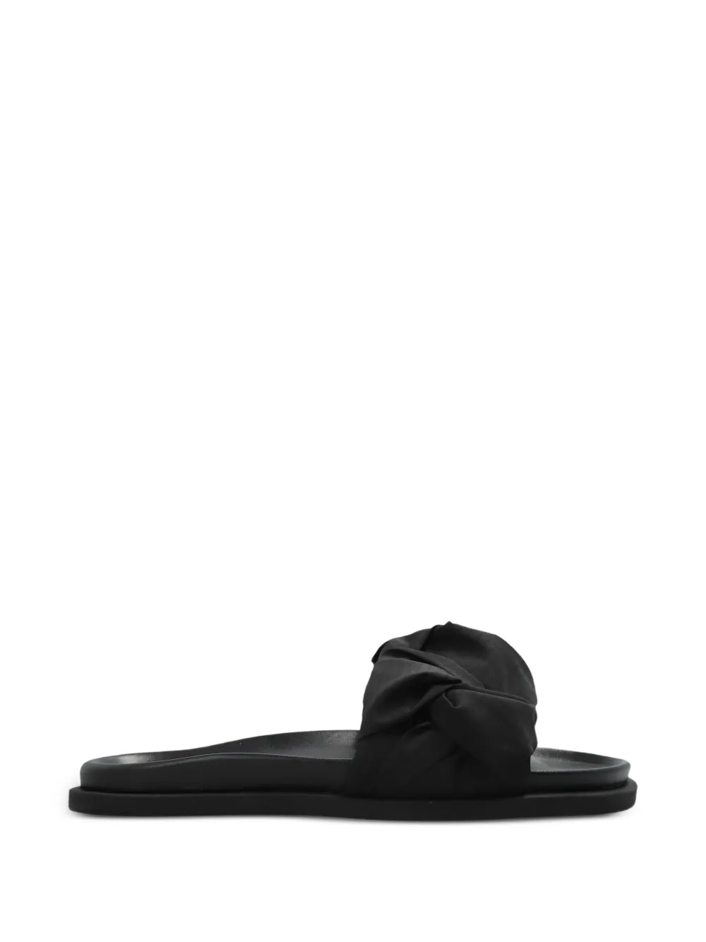 Inuikii knotted-upper flat sandals - Nero