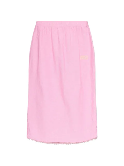 American Vintage lace trim midi skirt