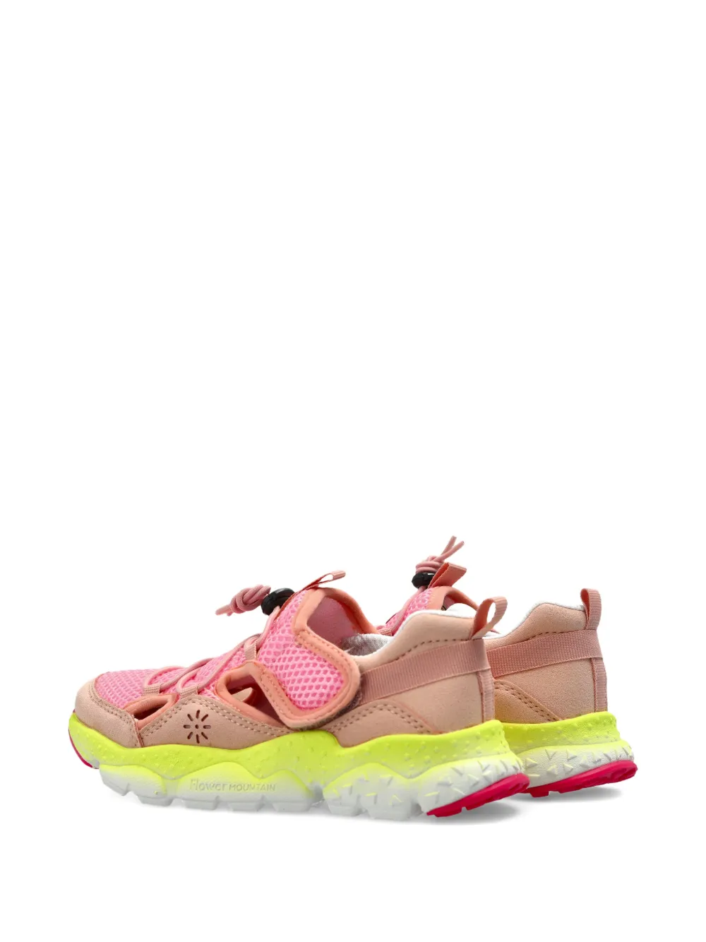 FLOWER MOUNTAIN KIDS Haruki cut-out sneakers Roze