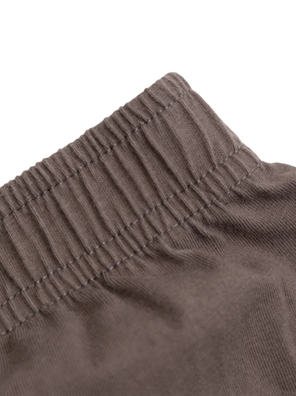 American Vintage Kids Elastische shorts met logodetail Bruin