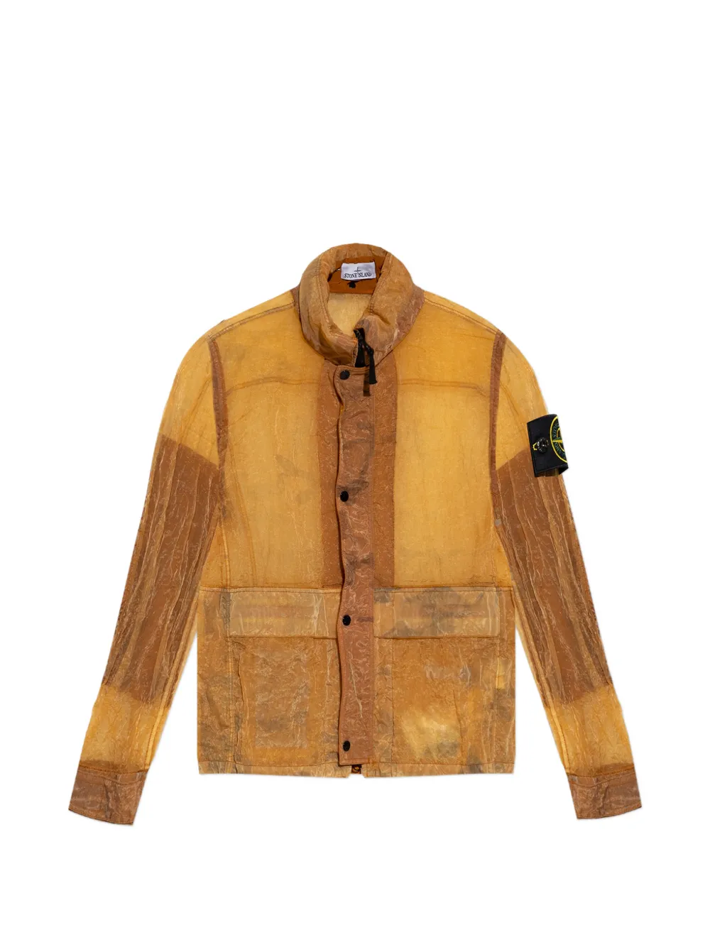 Stone Island button flap pocket jacket - Orange