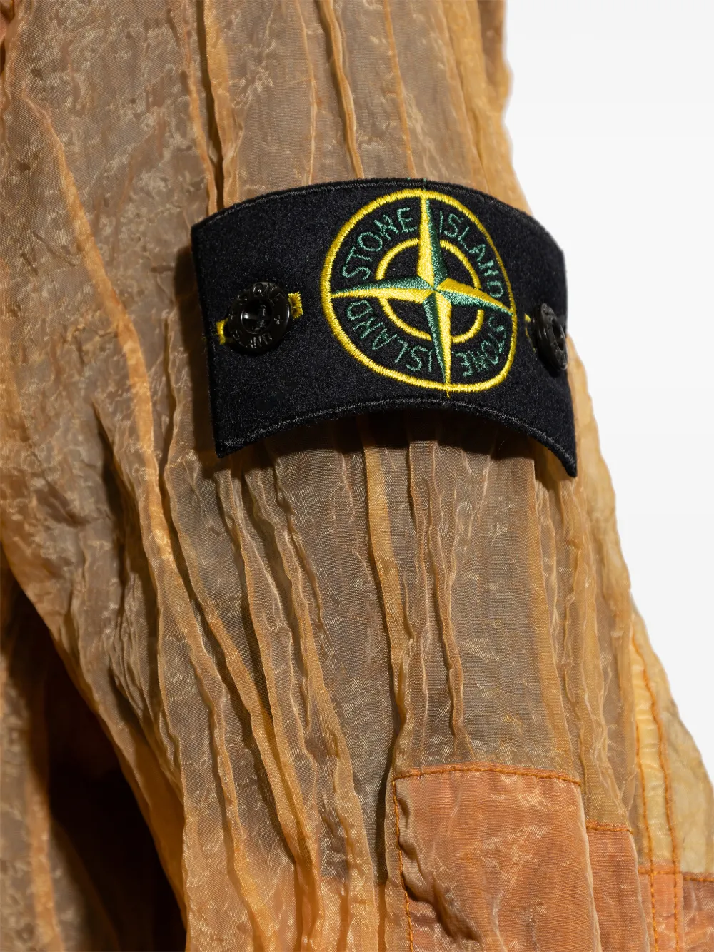 Stone Island Button Flap Pocket Jacket | Orange | FARFETCH ZA