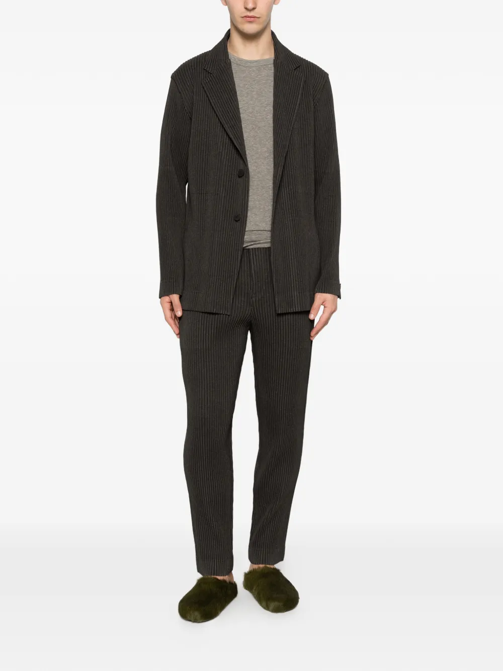Homme Plissé Issey Miyake Plooibroek Groen