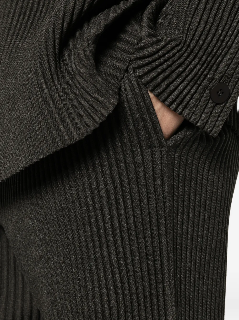 Homme Plissé Issey Miyake Plooibroek Groen
