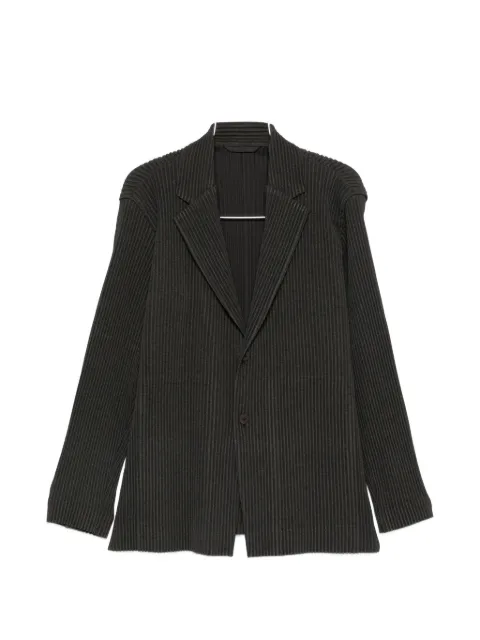 Homme Plissé Issey Miyake pleated single-breasted blazer
