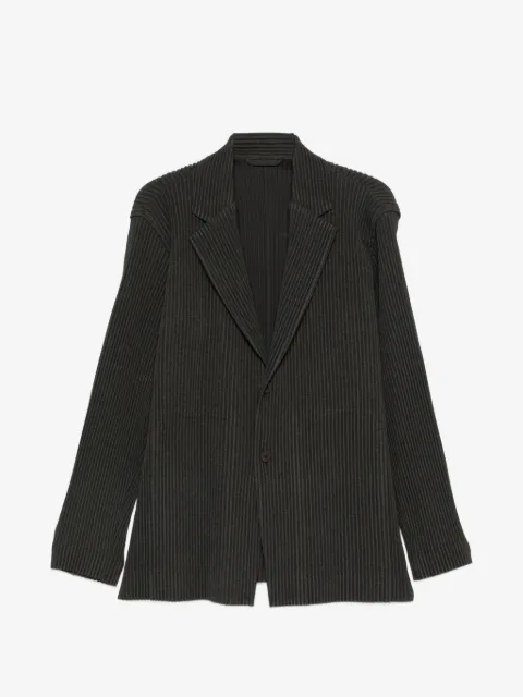 Homme Plissé Issey Miyake pleated single-breasted blazer