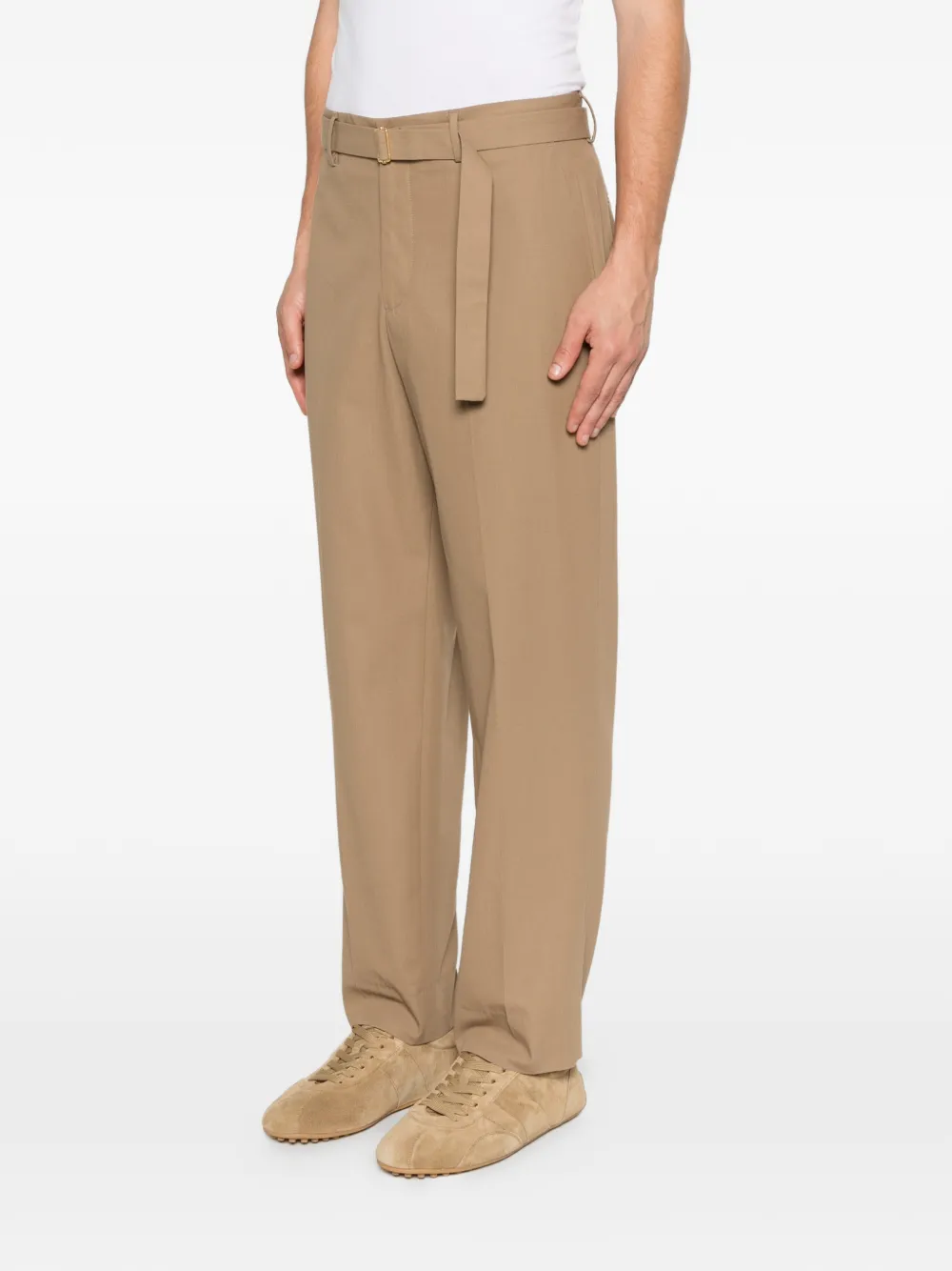 Briglia 1949 Broek met ceintuur Beige