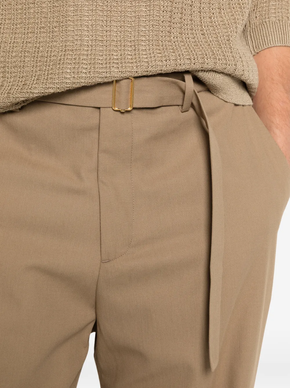 Briglia 1949 Broek met ceintuur Beige