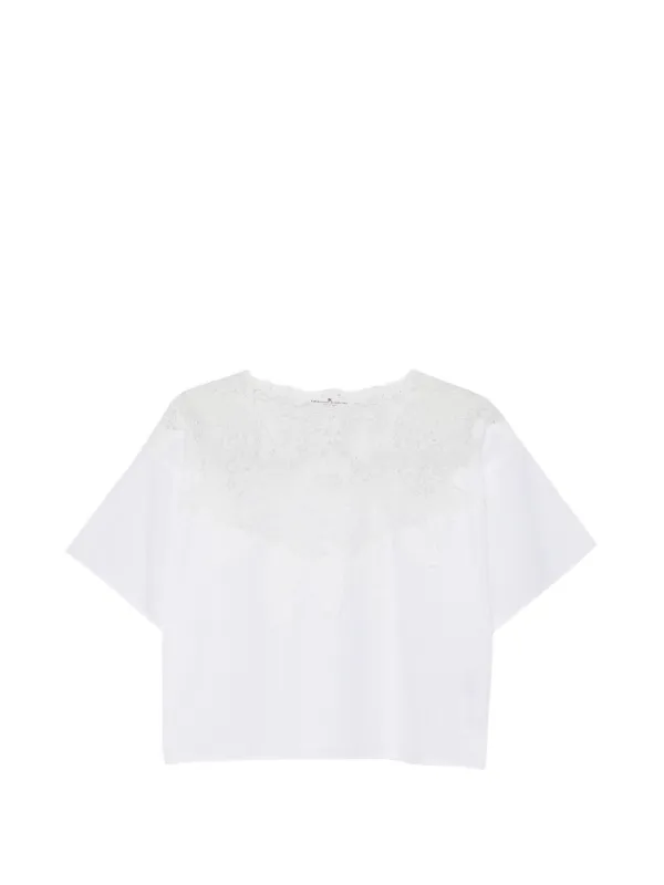 Ermanno Scervino レースディテール ブラウス | ホワイト | FARFETCH JP