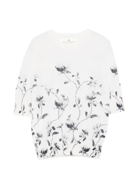 Ermanno Scervino floral-print sweater 