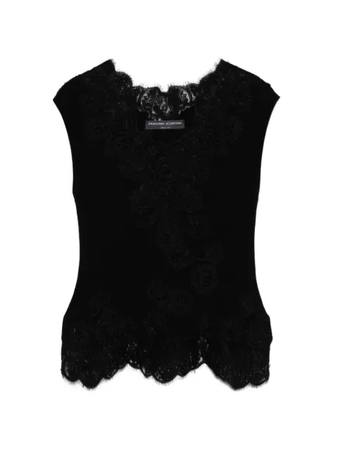 Ermanno Scervino lace-trim top