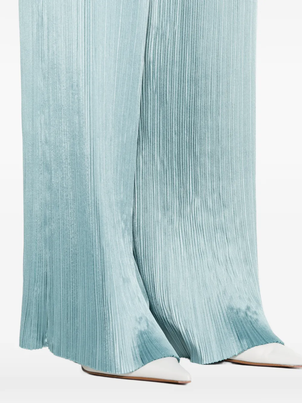 JOSEPH Amber plissé palazzo broek Blauw