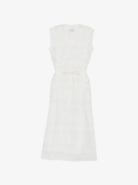 Low Classic robe mi-longue à taille nouée