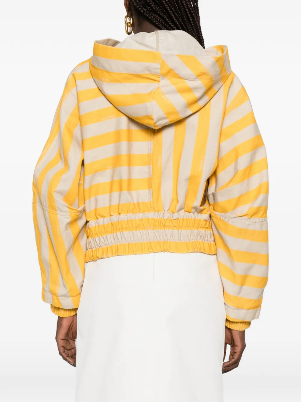 FENDI Gestreept jack Geel