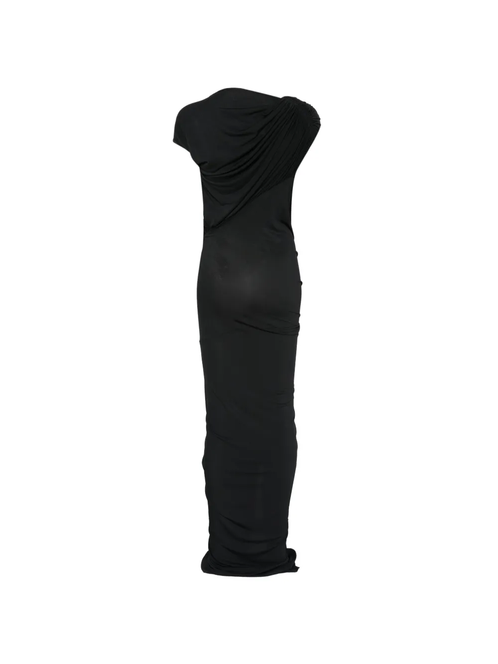 Rick Owens Lilies Ares gedrapeerde maxi-jurk Zwart