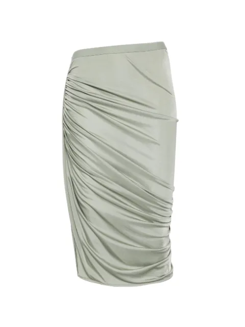 Rick Owens Lilies draped midi skirt