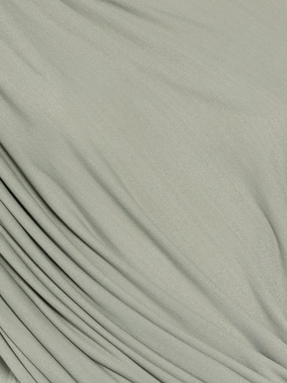 Rick Owens Lilies Ares gedrapeerde midi-jurk Groen