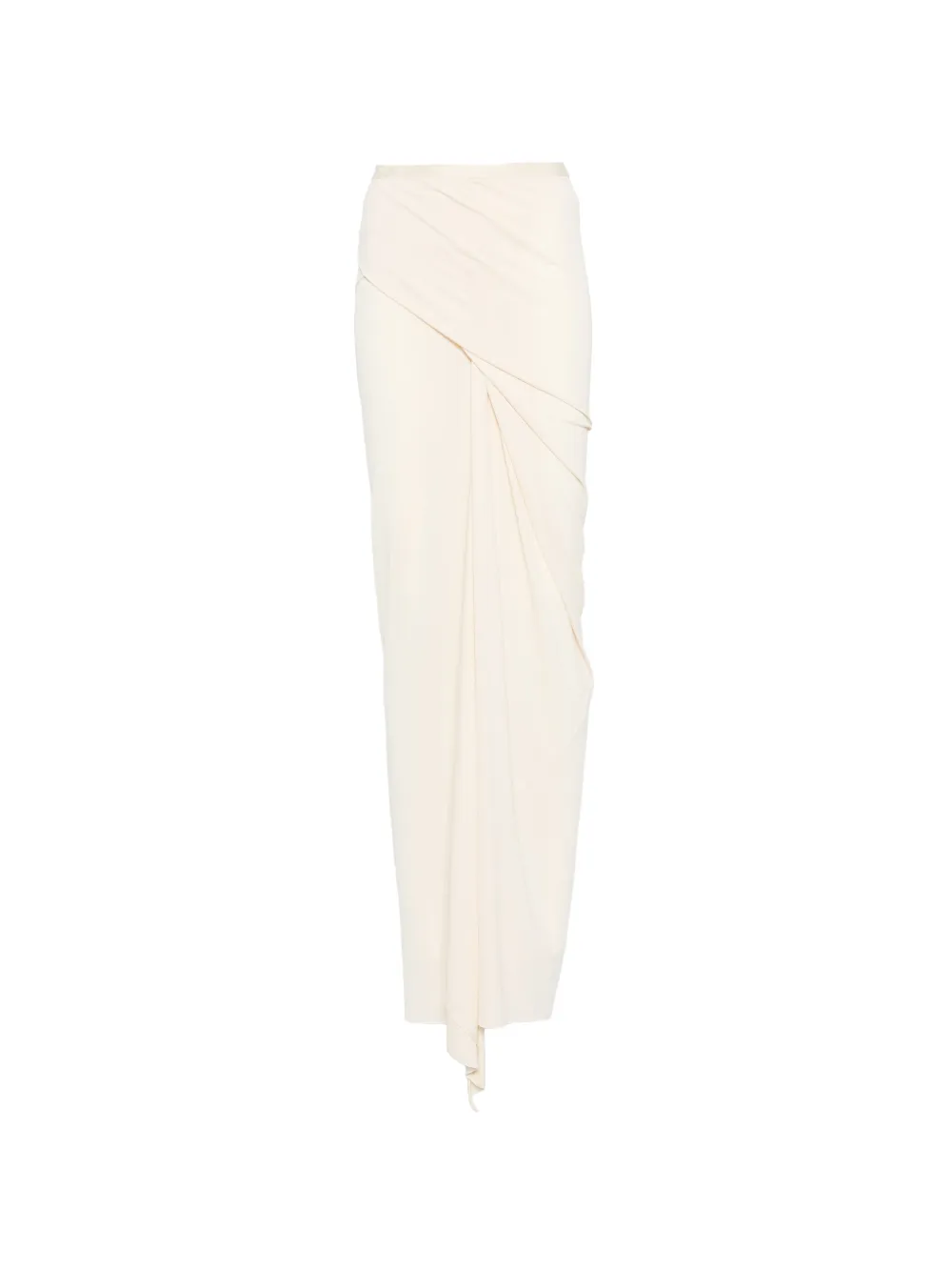 Rick Owens Lilies draped maxi skirt - Toni neutri