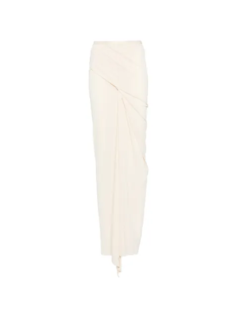 Rick Owens Lilies jupe longue à design drapé