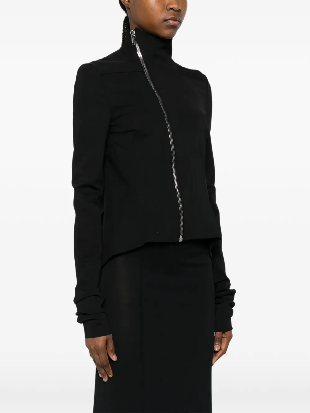 Rick Owens Lilies Jack met rits Zwart