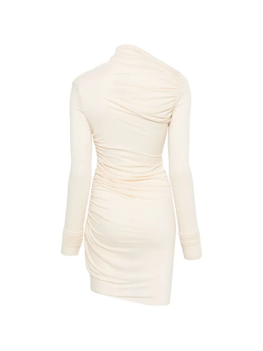 Rick Owens Lilies Gedrapeerde mini-jurk Beige