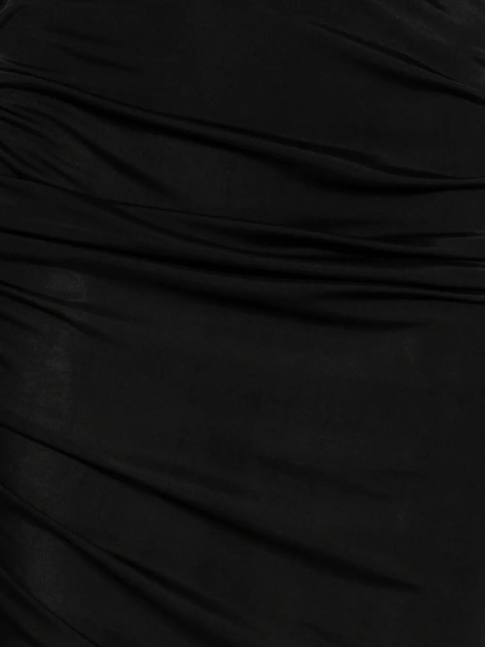 Rick Owens Lilies Edfu gesmockte midi-rok Zwart