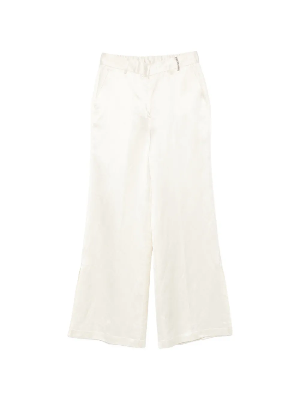 PANICALE flat-front trousers - Bianco
