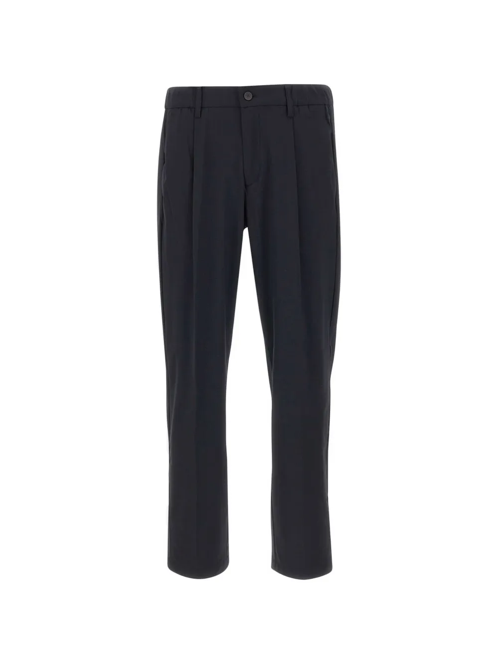 Devore Elasticated Waistband Trousers In Blue