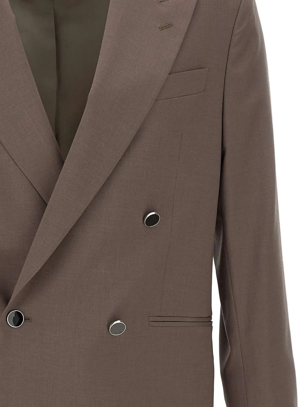 Manuel Ritz Blazer met dubbele rij knopen Bruin
