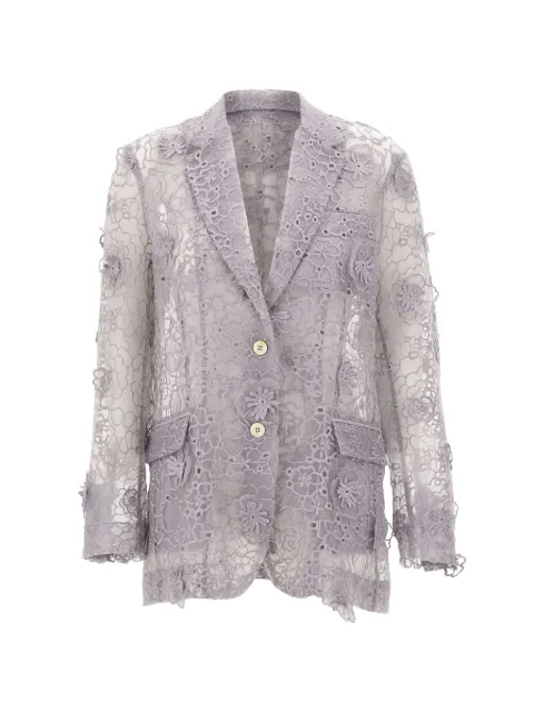 The Garment Sydney floral-embroidery blazer